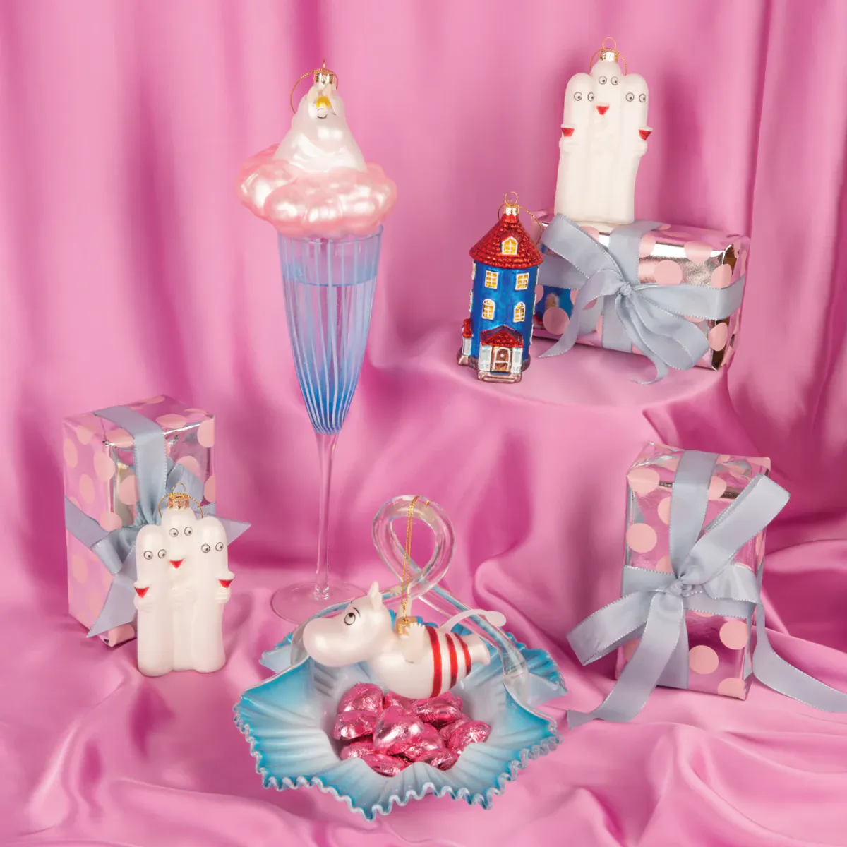 PÅ EN ROSA SKY Julekule - MOOMIN by HEIM