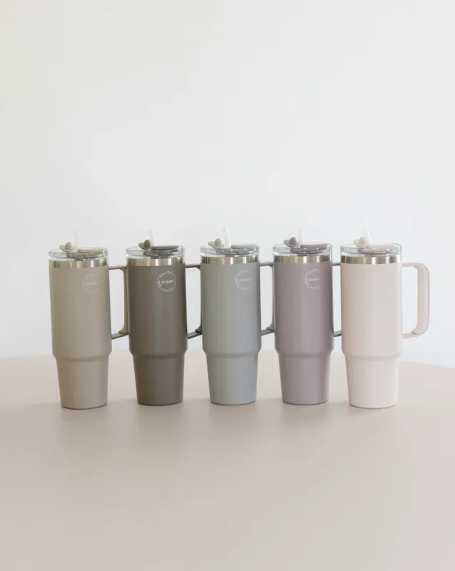 Thermo Cup with Straw - Soft Rose - 885ml