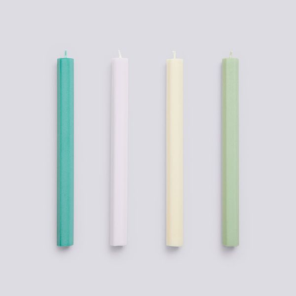 Bilde av Hexagon Candle Pastel Set of 4