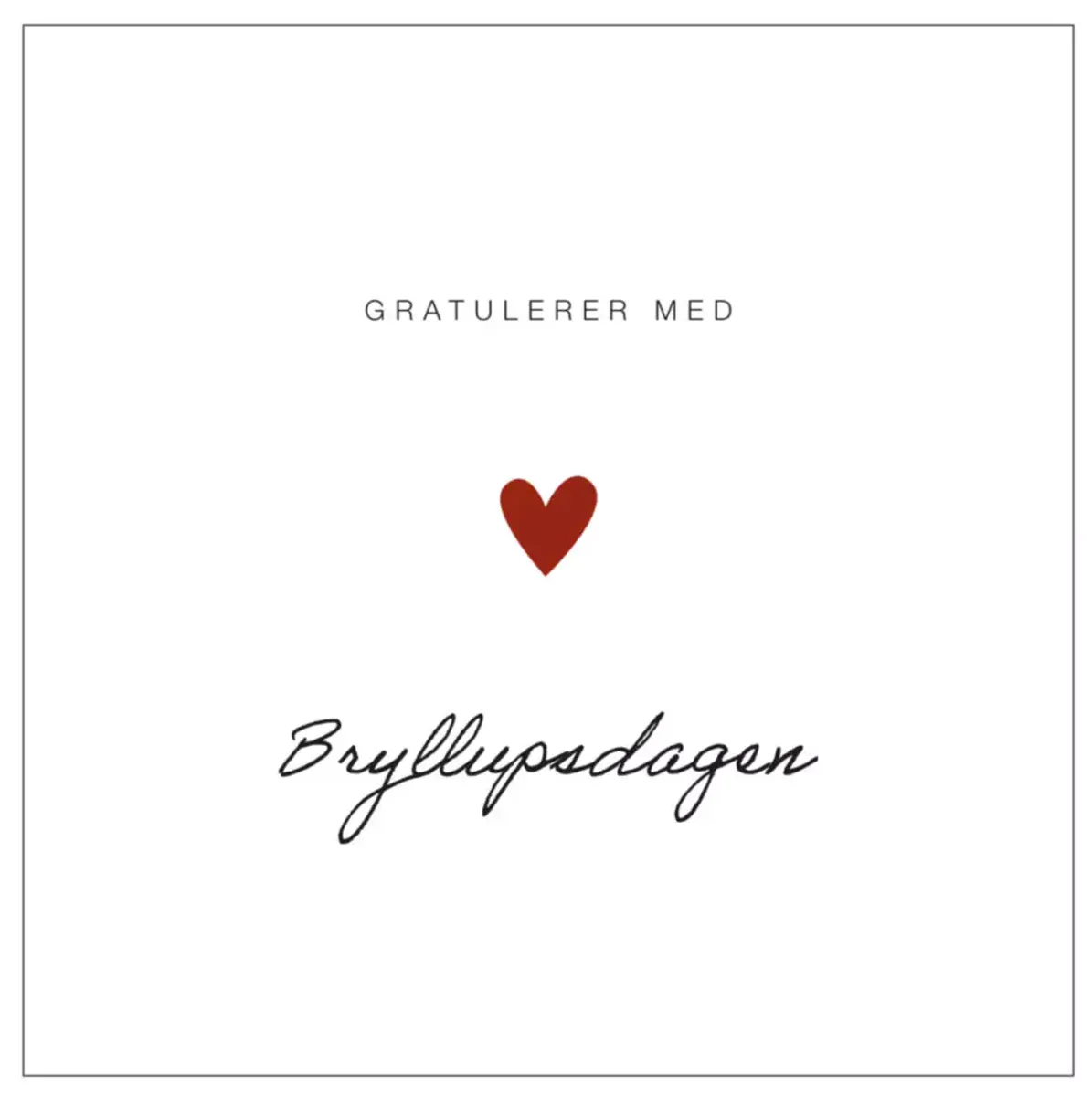 Sögne Kort - Gratulerer Med Bryllupsdagen 
