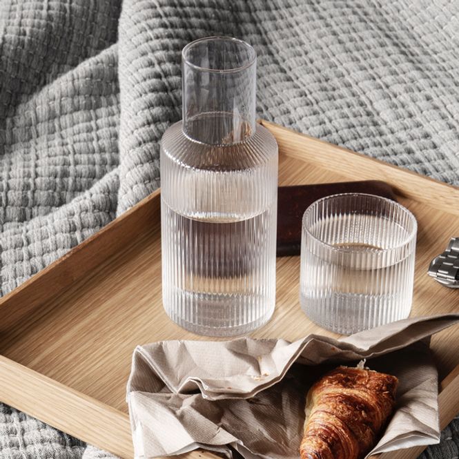 Hovedbilde Ripple Carafe Set Clear - Small