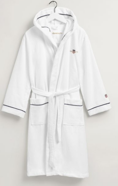 Gant Archive Shield Robe - White 