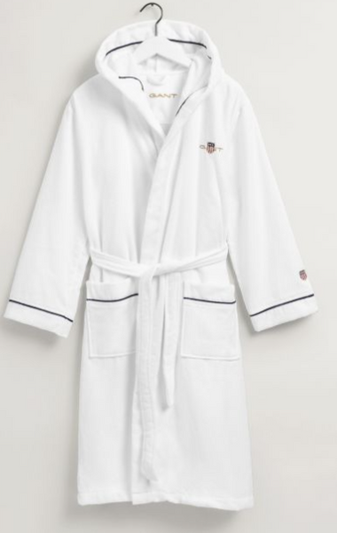 Bilde av Gant Archive Shield Robe - White 