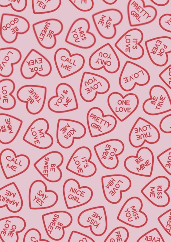 Kort - Love Hearts