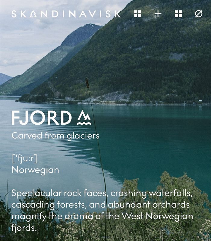 FJORD Scented Candle 65g