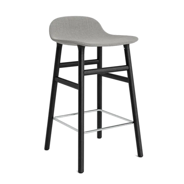 Hovedbilde Form Barstool 65 cm Black Oak Full Upholstery