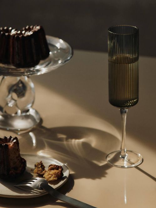 Hovedbilde Ripple Champagne Flutes - Smoked (Set of 2)