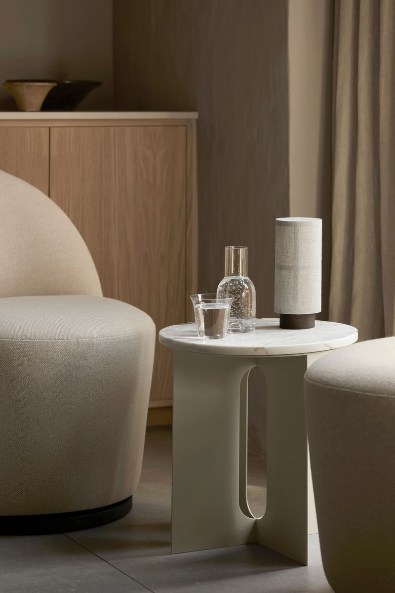 Androgyne Side Table, steel - Ø40