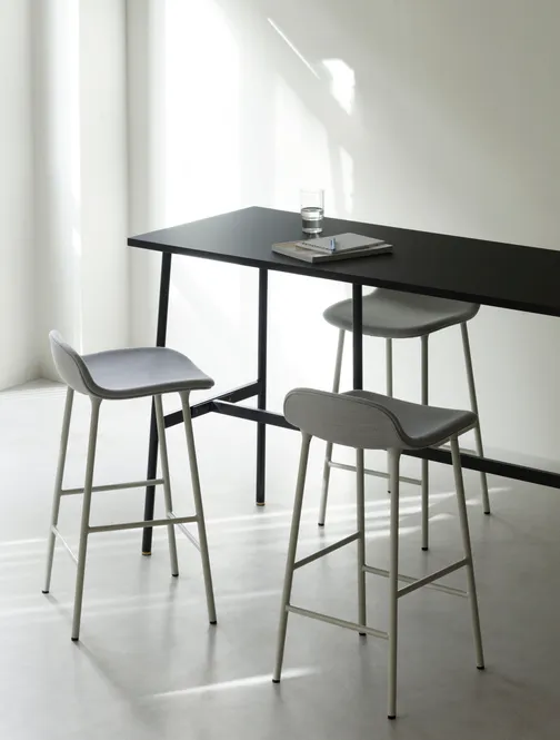 Hovedbilde Form Barstool 65 cm Steel Full Upholstery