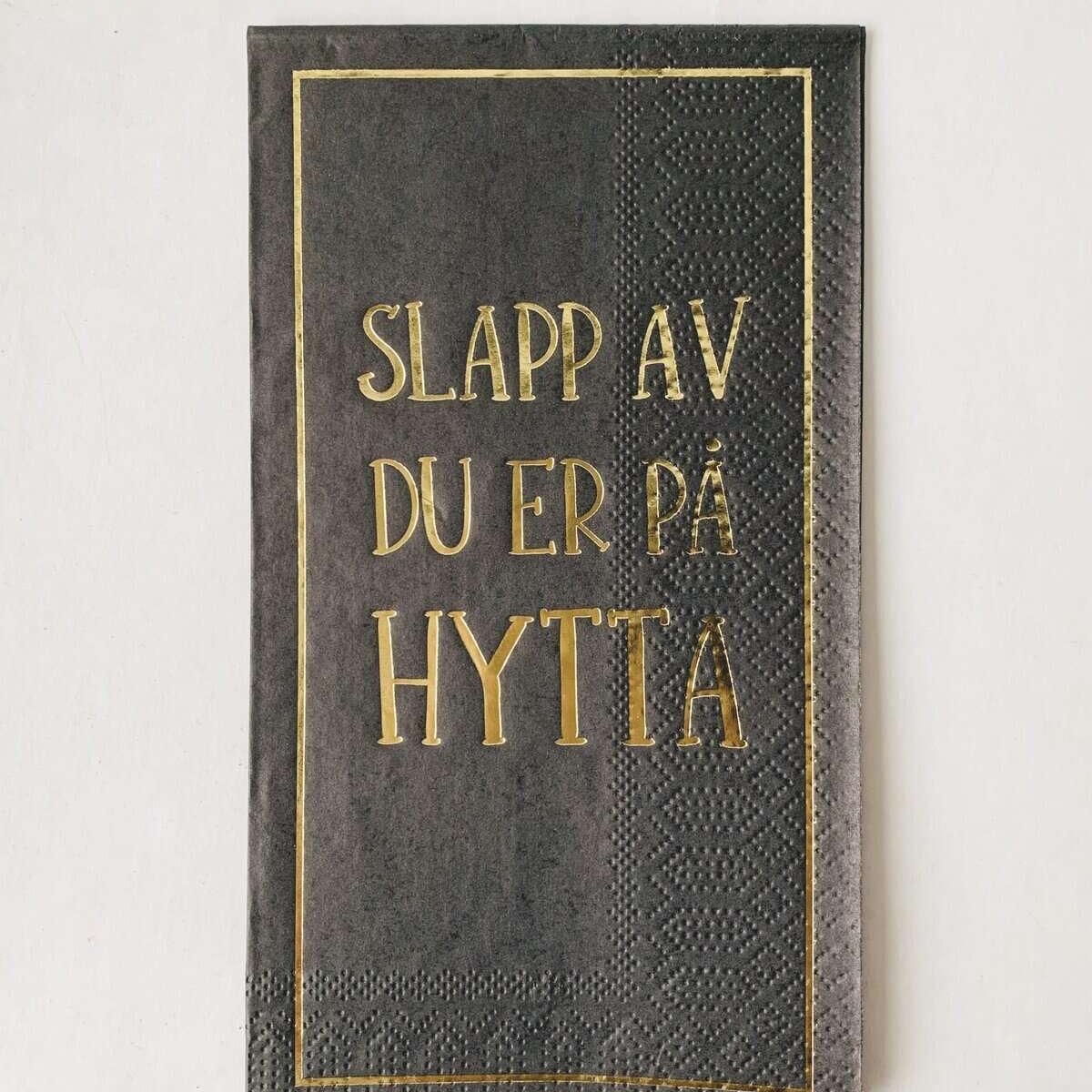 Serviett Buffet - Slapp Av Du Er På Hytta