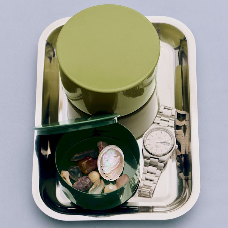 Essential Steel Rectangular Tray - Stainless Steel