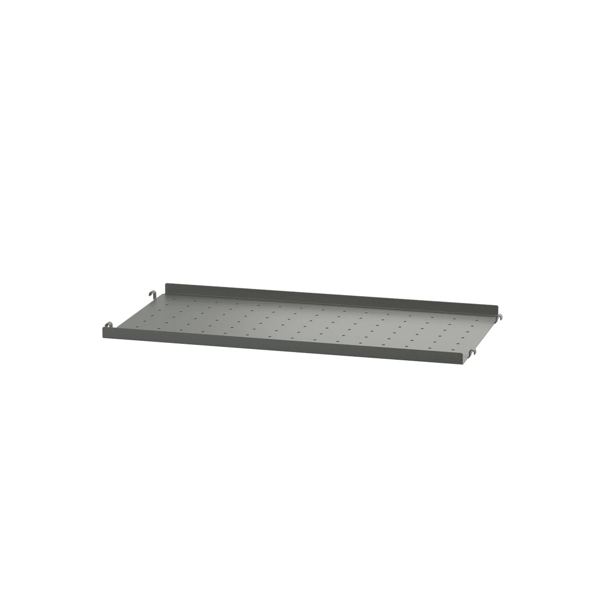 Metal Shelf with Low Edge