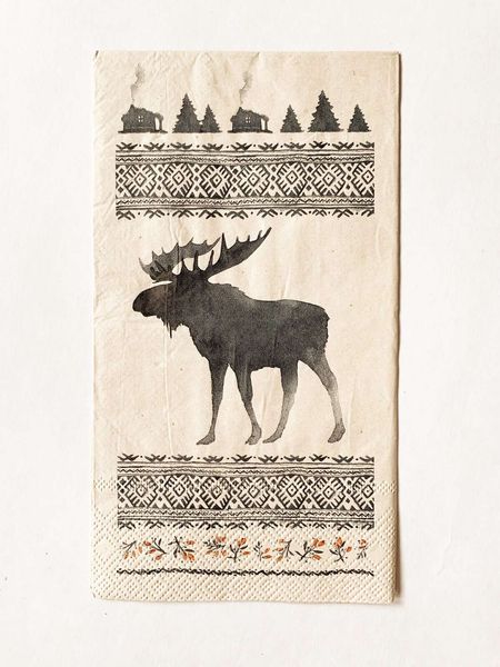 Hovedbilde Serviett Buffet - Elg