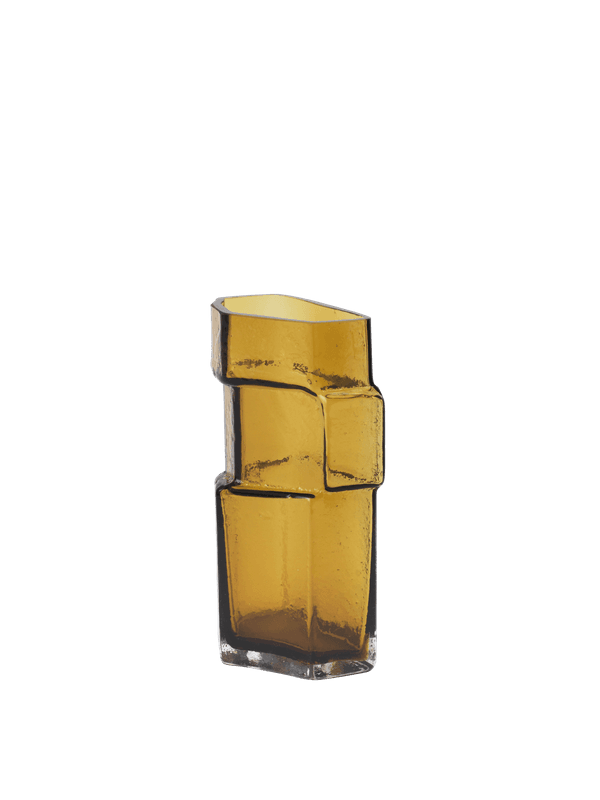 Muro Vase - H23 - Recycled Amber