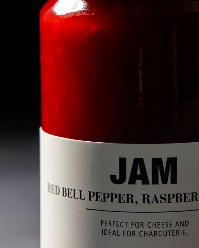 Jam - Rød paprika, bringebær & chilli