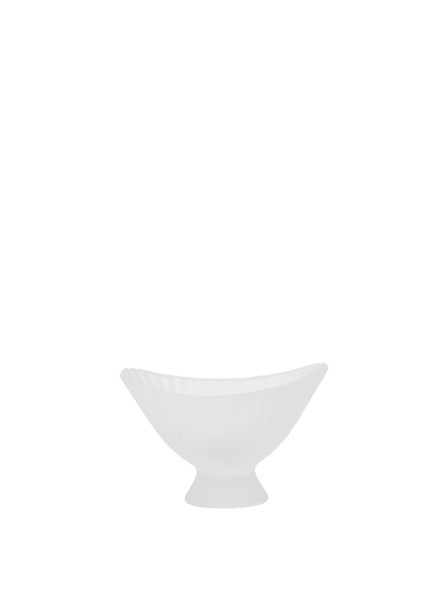 Fountain Glass Bowl - 19 - Frosted