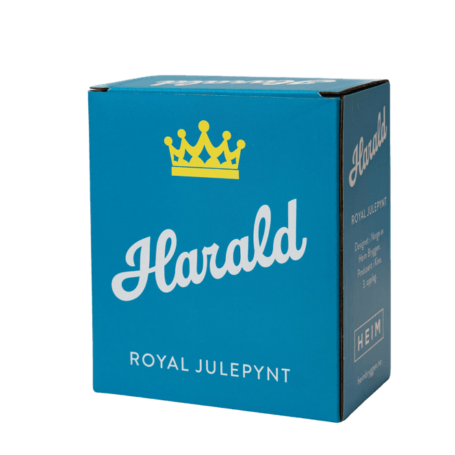 Hovedbilde HARALD og SONJA Julekuler - By HEIM Studio 