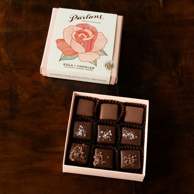 Hovedbilde Karamell med sjokoladetrekk - Valentines - 9 ...