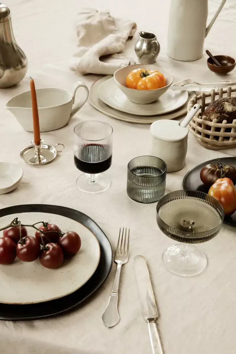 Ripple Wine Glasses - Clear (set of 2)