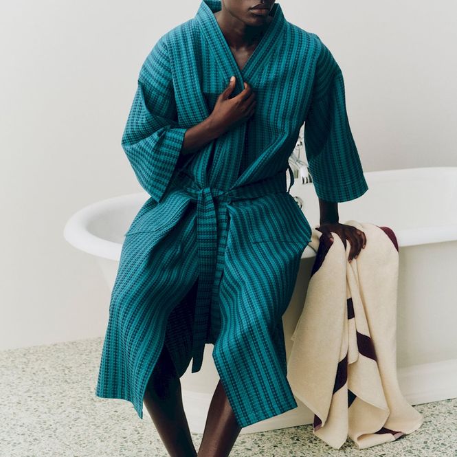 Hovedbilde Waffle Bathrobe - Stripe