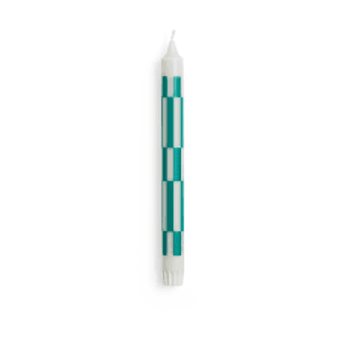 Pattern Candle - Kight Grey & Green Check