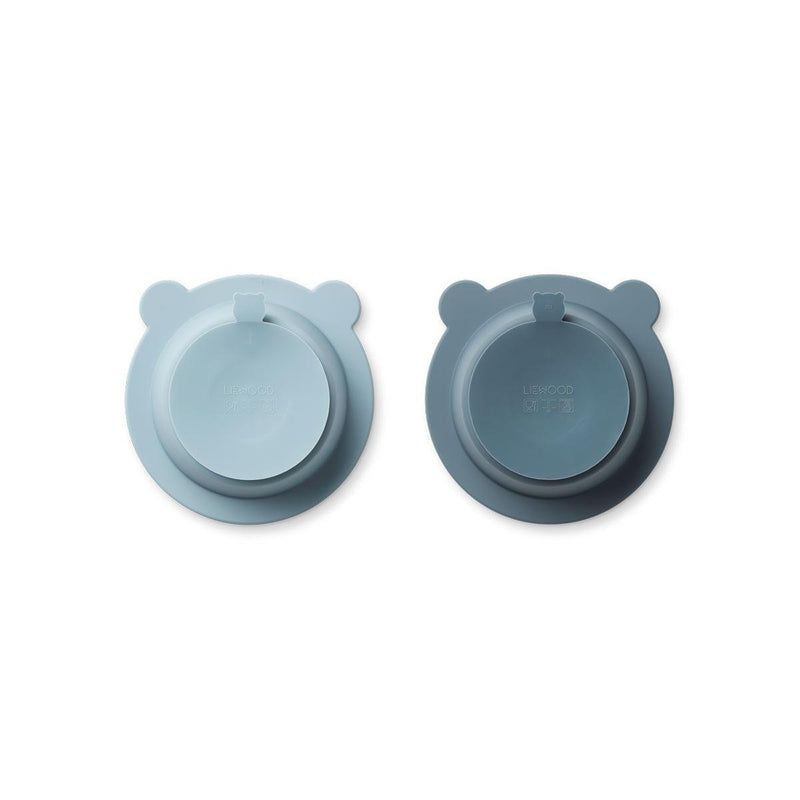 Peony Suction Bowl 2-Pack 