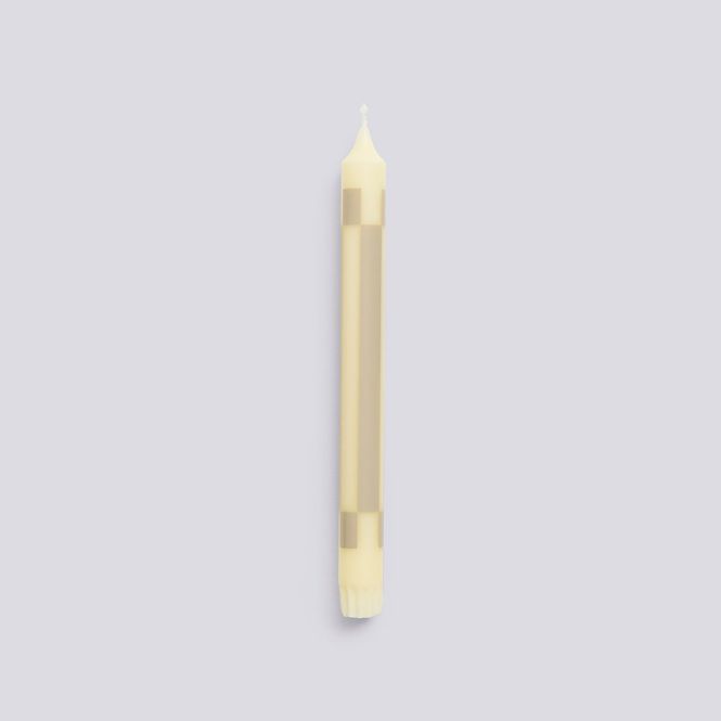 Hovedbilde Pattern Candle - Cream & Sand