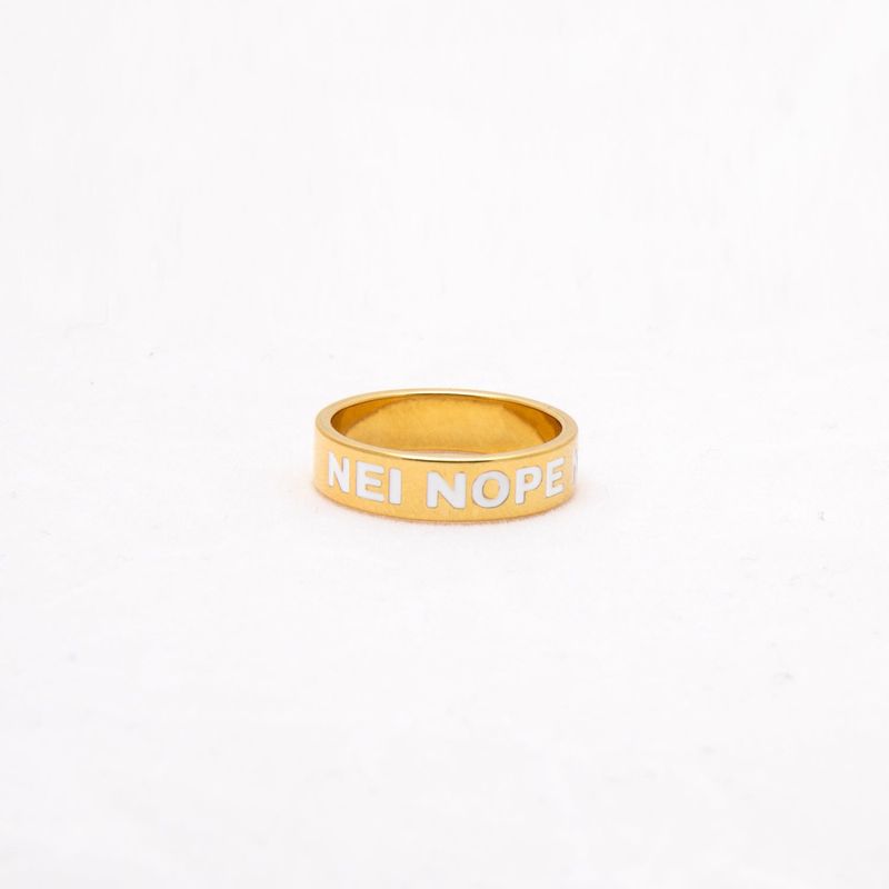 Nei Niks Ney Nope No Ring - Forgylt 