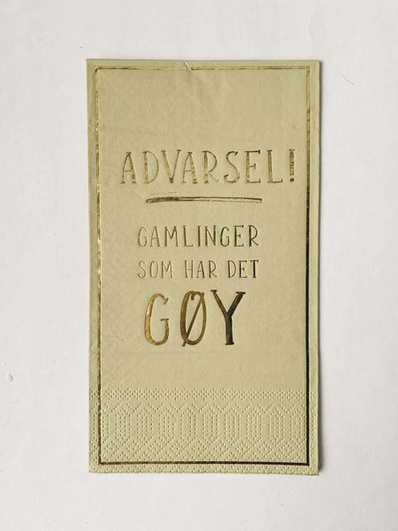 Hovedbilde Serviett Buffet - Gamlinger som har det gøy - ...