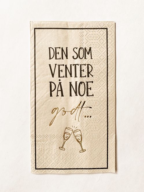 Hovedbilde Serviett Buffet - Venter På Noe Godt
