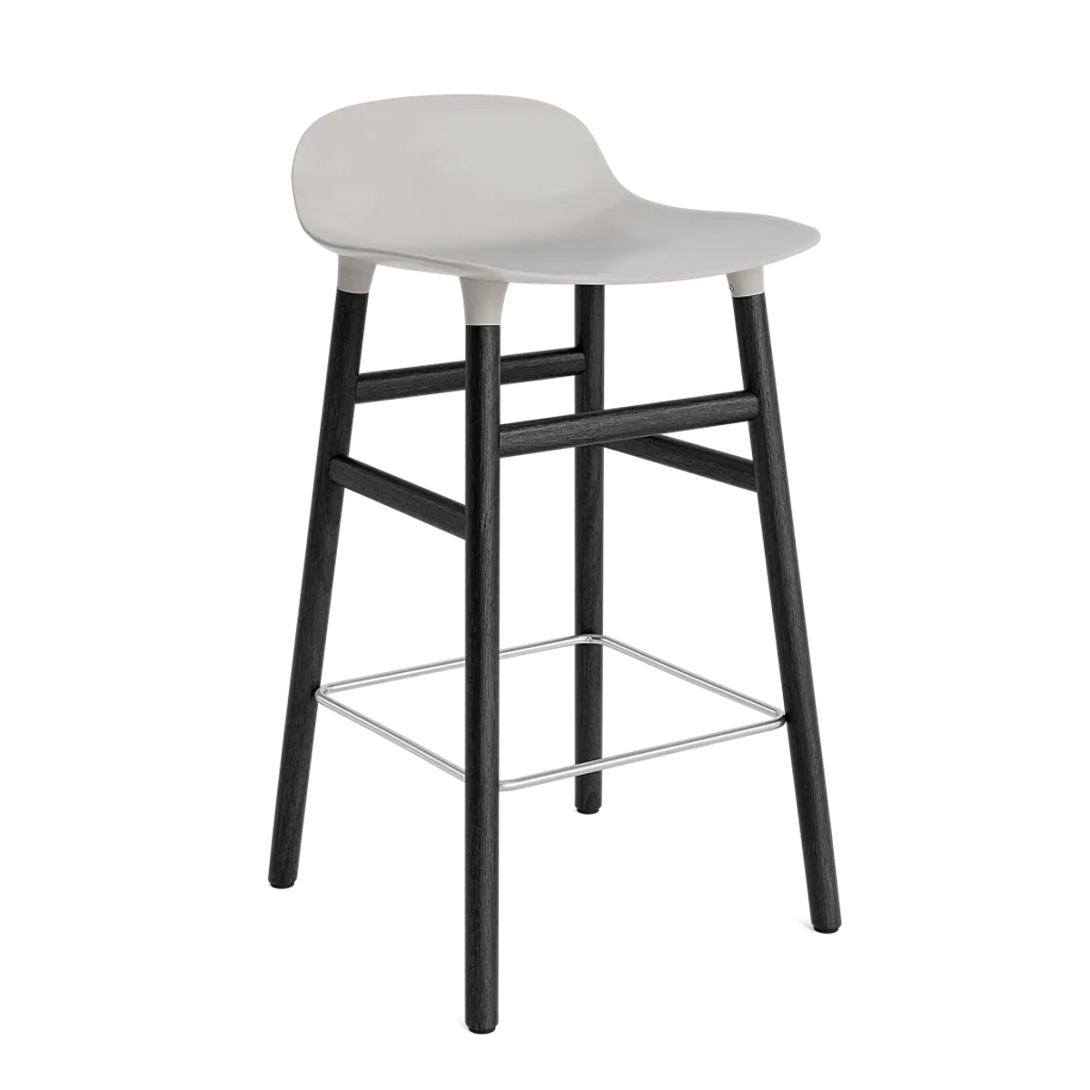 Form Barstool 65 cm Black Oak