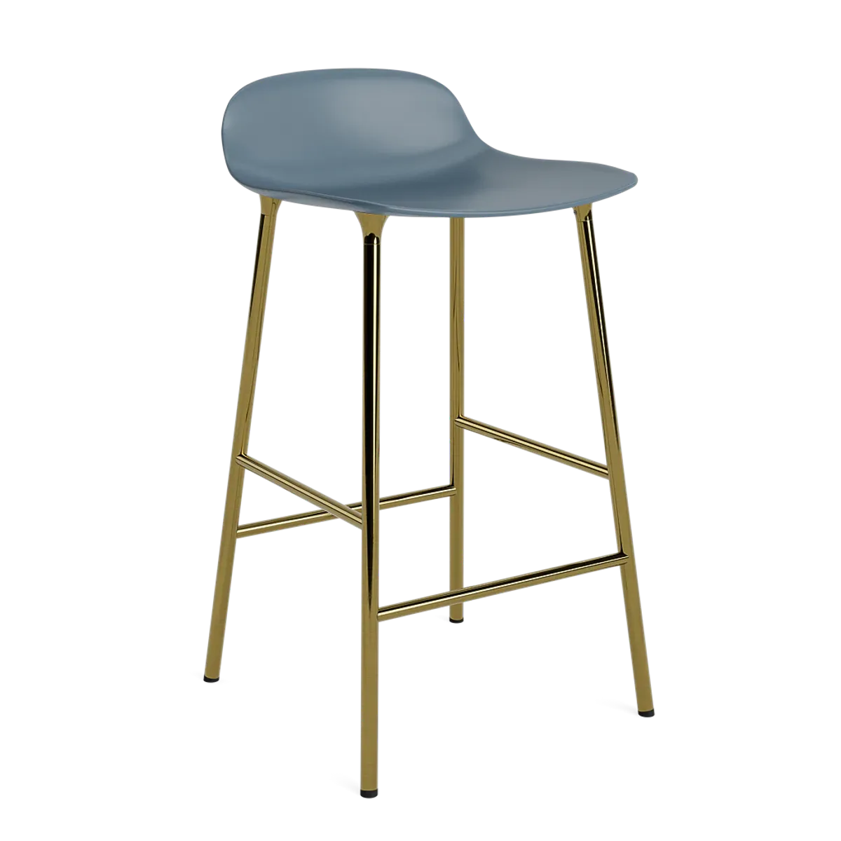 Form Barstool 65 cm Brass