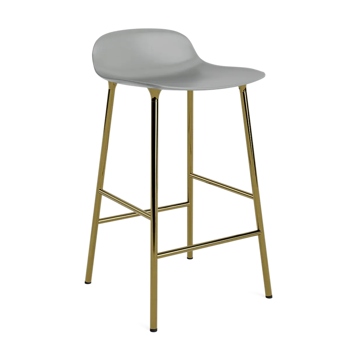 Form Barstool 65 cm Brass