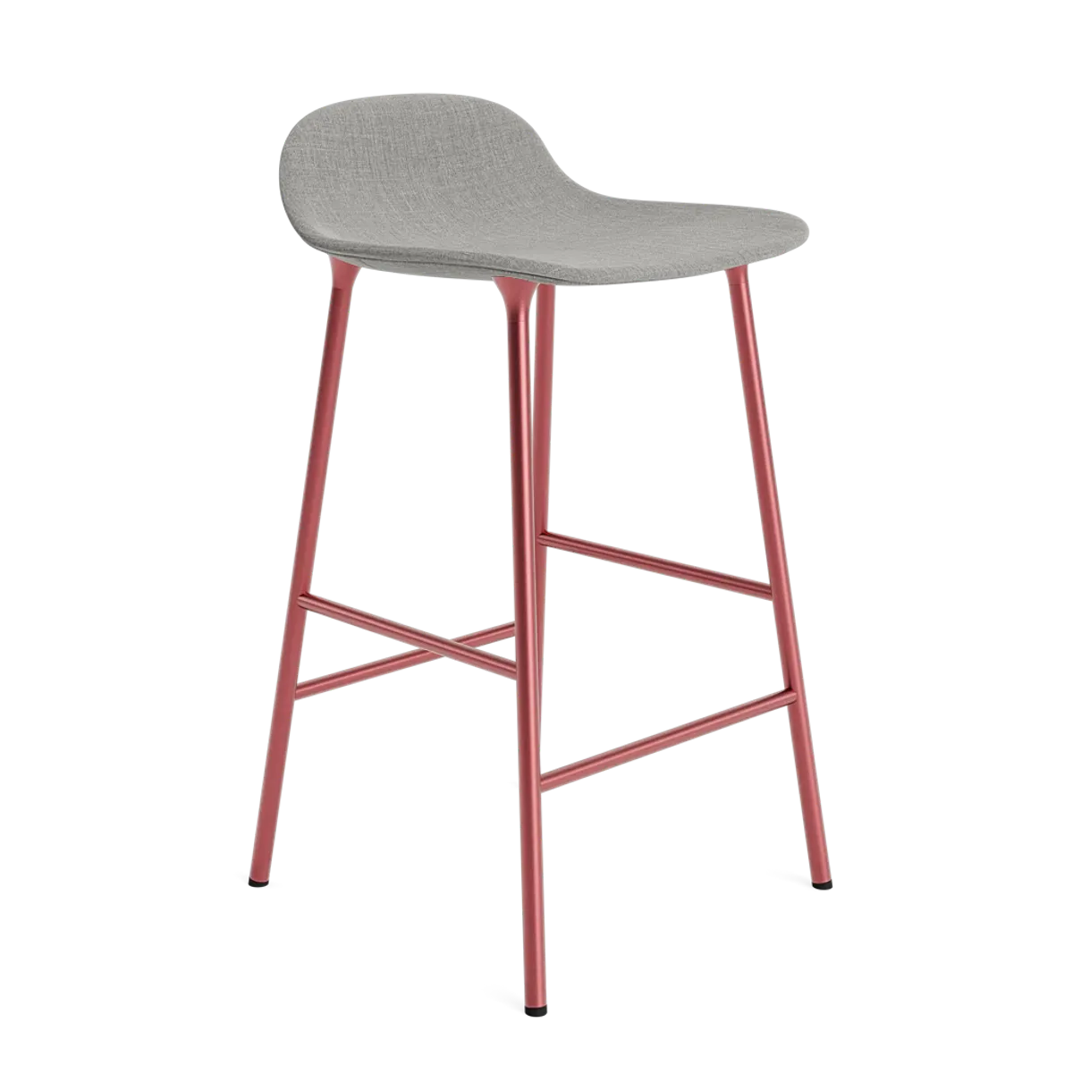Form Barstool 65 cm Steel Full Upholstery