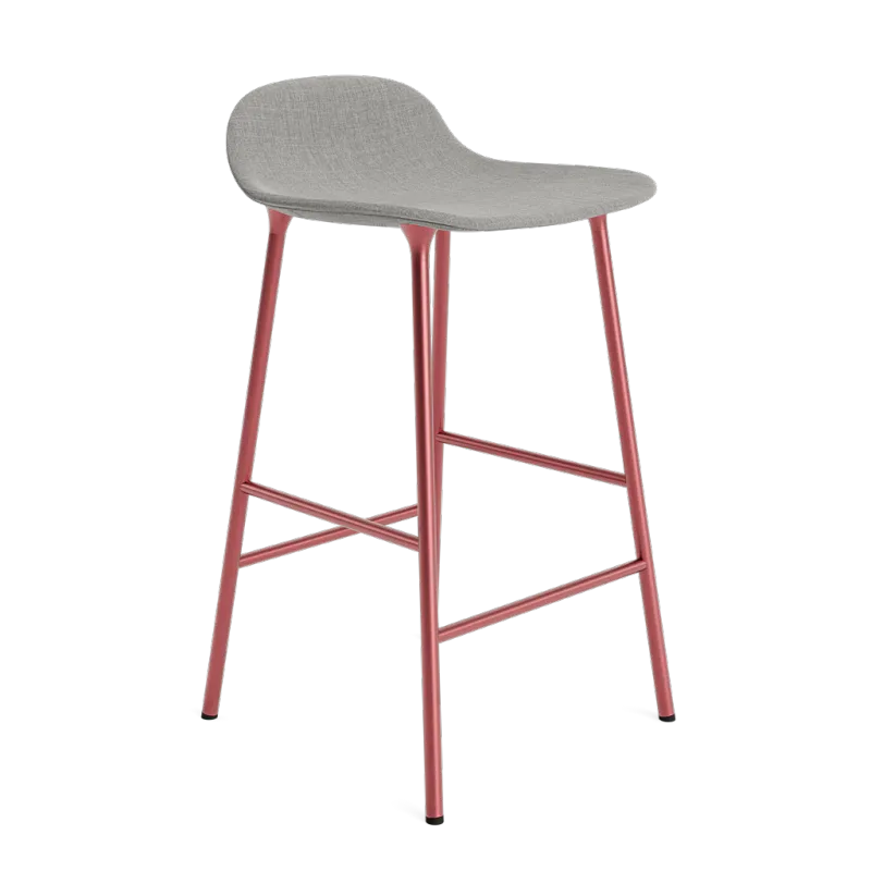 Form Barstool 65 cm Steel Full Upholstery