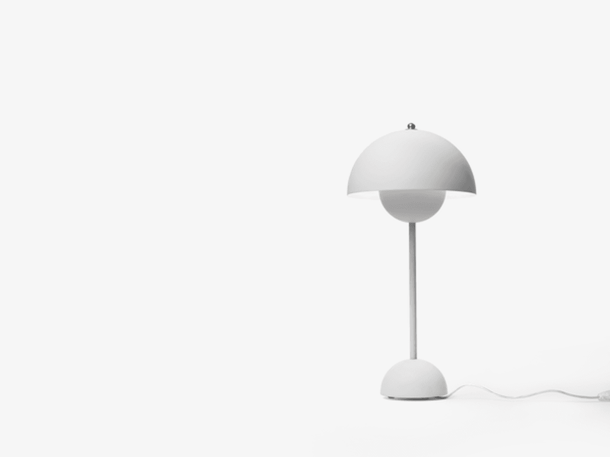Flowerpot VP3 Verner Panton 1968 Table lamp