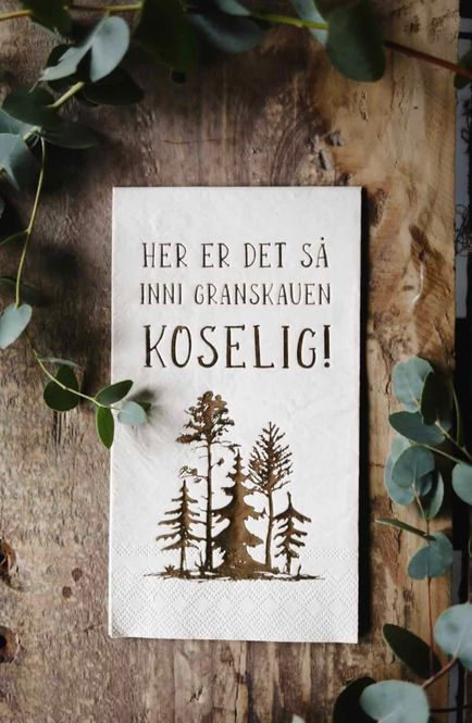 Hovedbilde Serviett Buffet - Inn i granskauen koselig