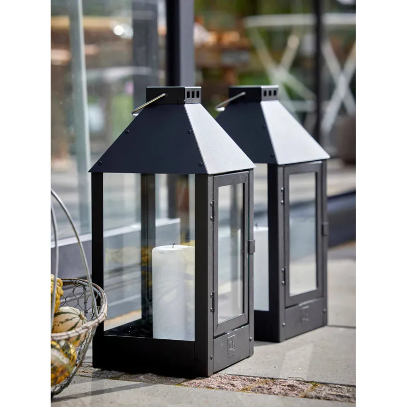 Black Midi Lantern